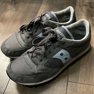 Saucony jazz sneaker - gray and blue